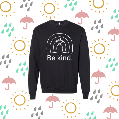 Be kind rainbow sweatshirt